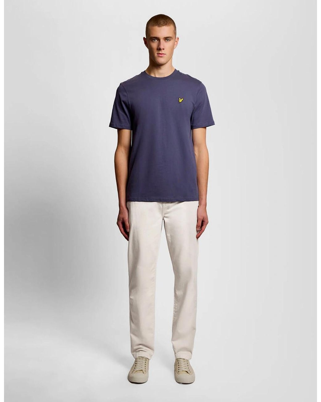 Lyle & Scott White Lyle & Scott Straight Leg Chino Cove for men