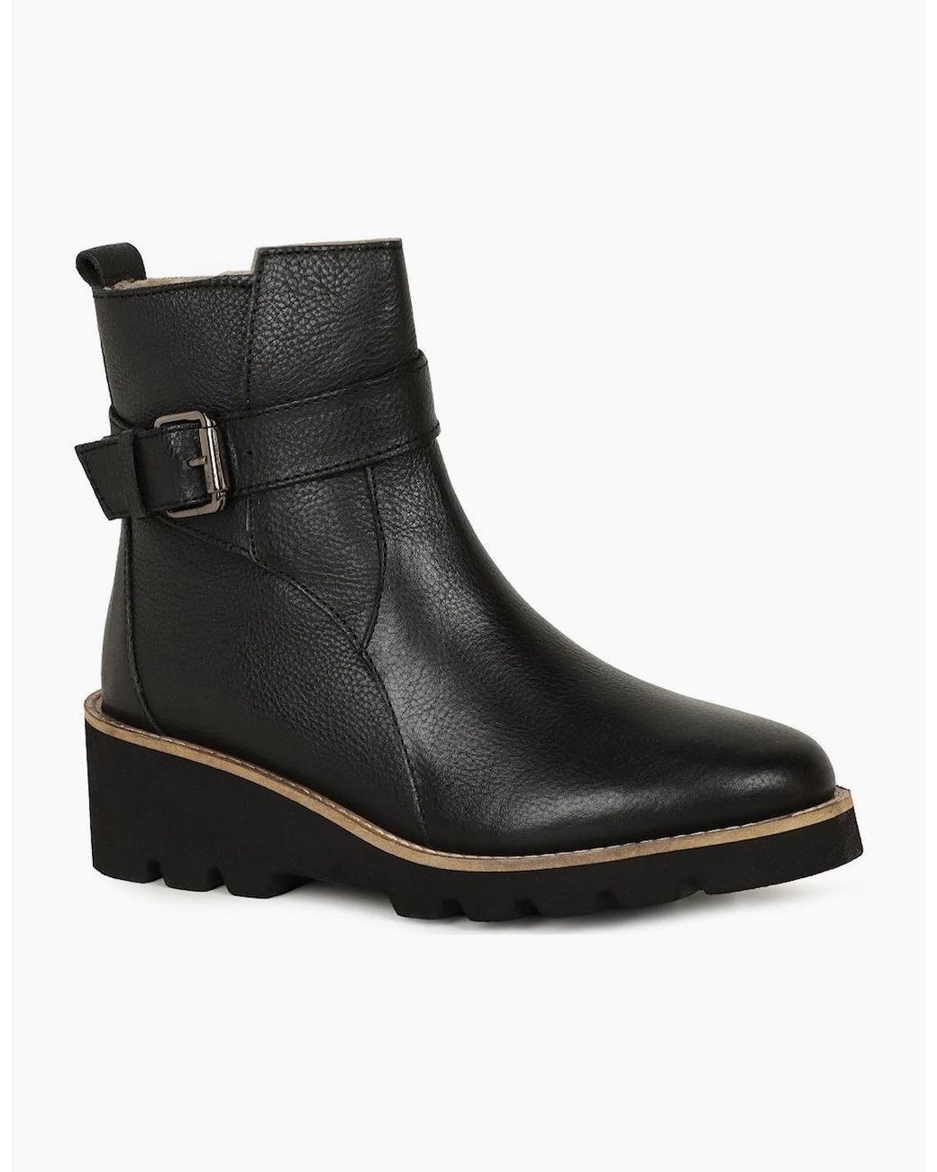 Lotus Black Emberlynn Ankle Boots