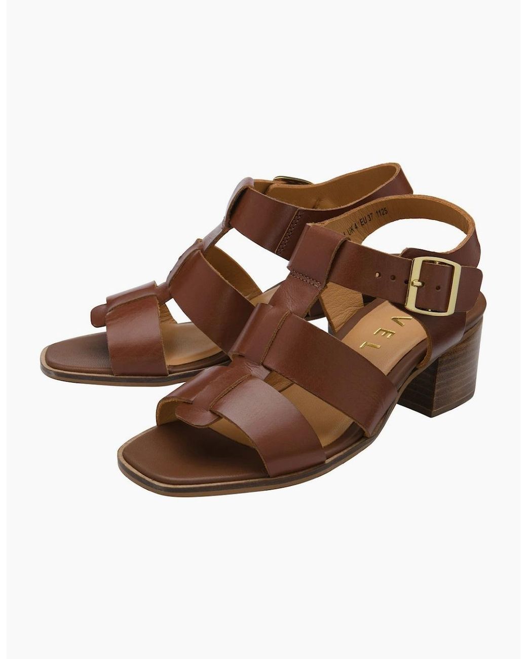 Ravel Brown Togston Heeled Sandals