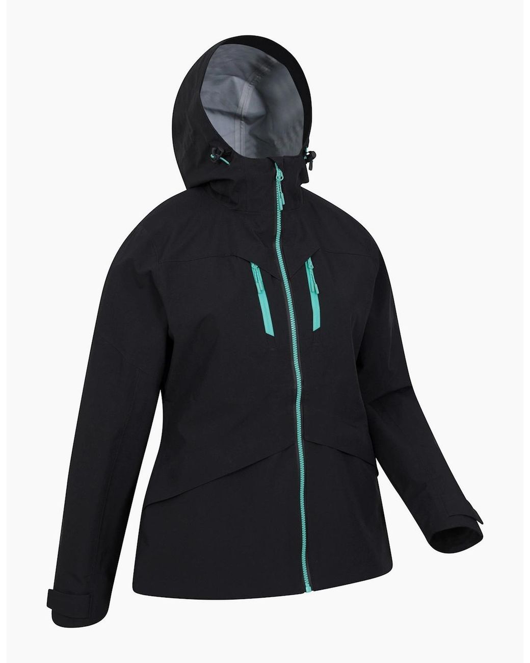 Mountain Warehouse Blue Ladies Rhine Extreme 3 Layer Waterproof Jacket