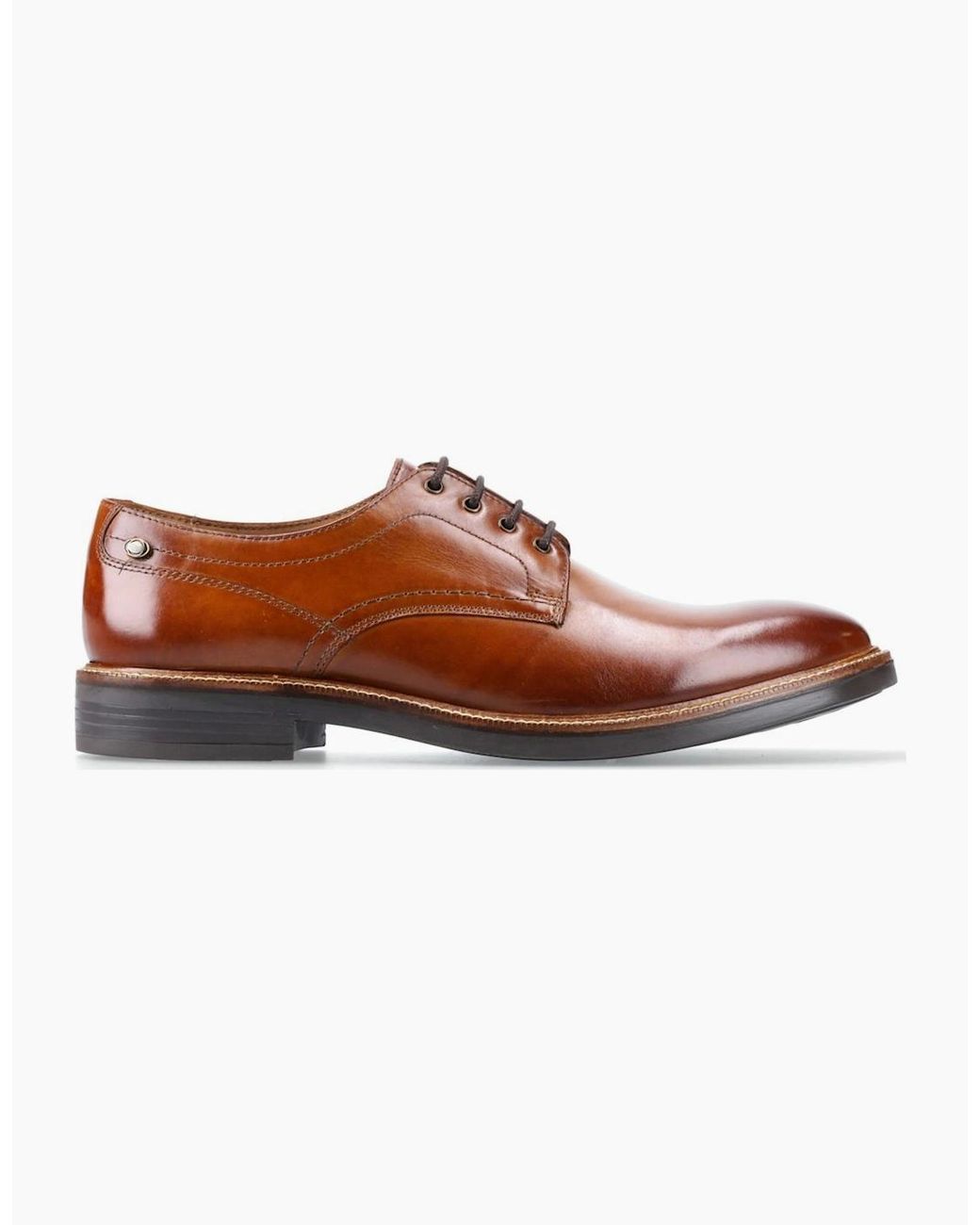 Base London Brown Durham Lace Up Shoes for men