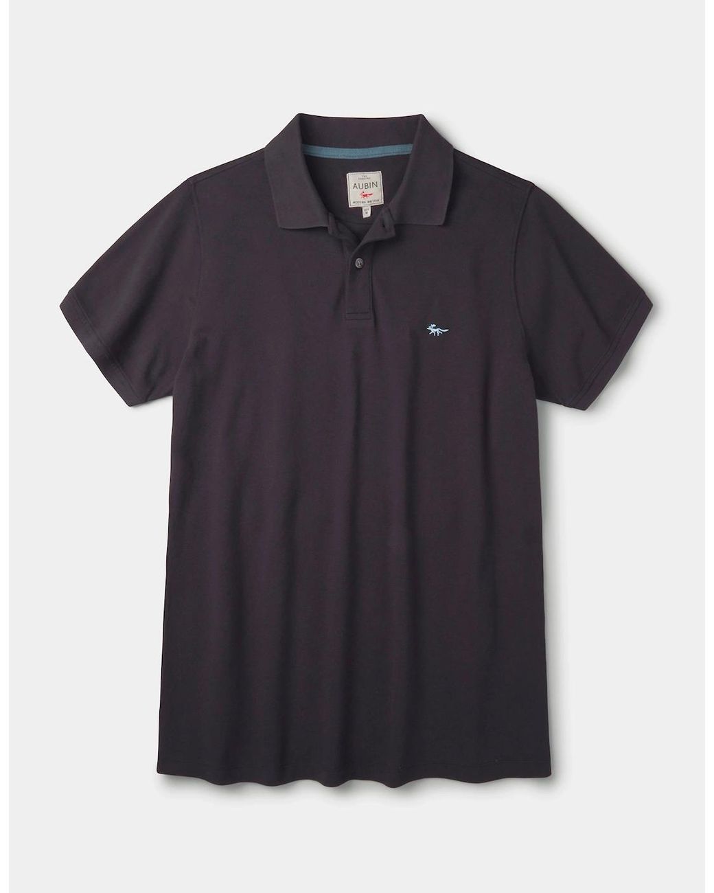 aubi Black Oliver Pique Polo for men