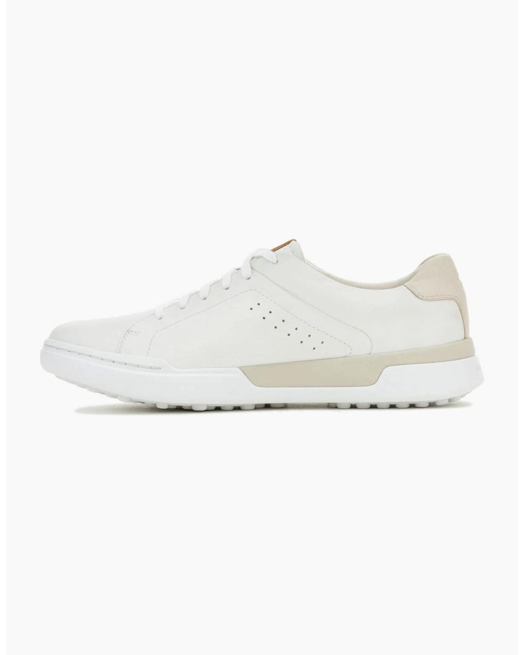 Hush Puppies White Wes Hp Trainers for men