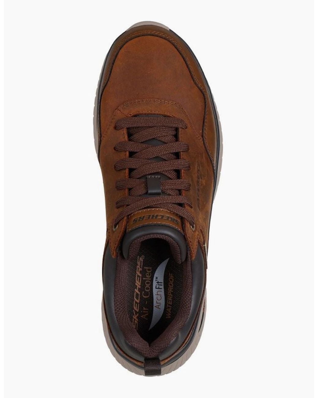 Skechers Brown Arch Fit Crosser Ronaldo Trainers for men