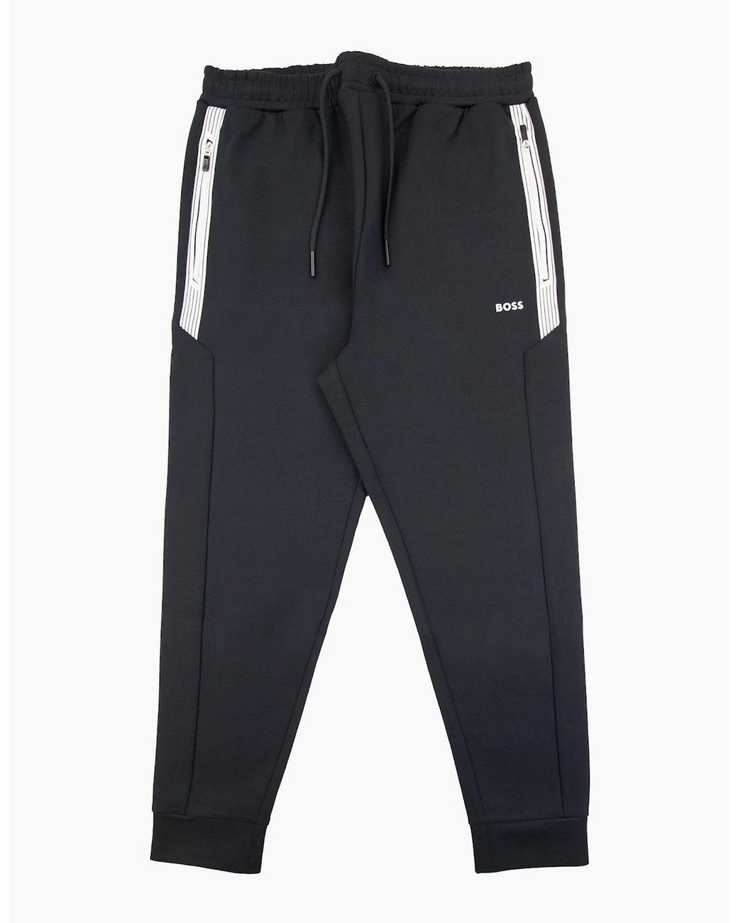 Boss Blue Hadiko 1 Hd Print Logo Tracksuit Bottoms for men