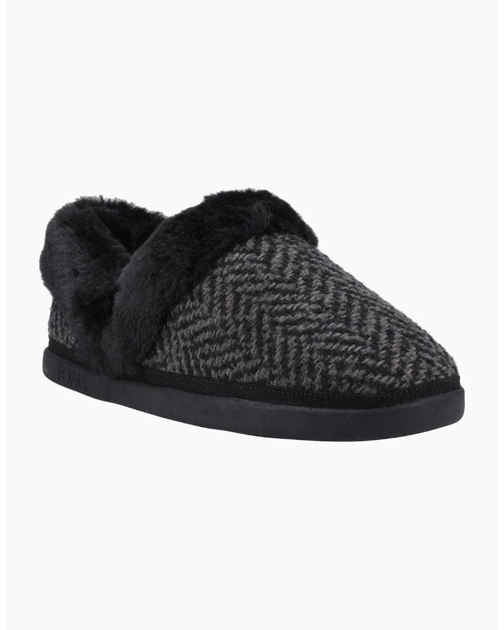 TOMS Black Oslo Slippers