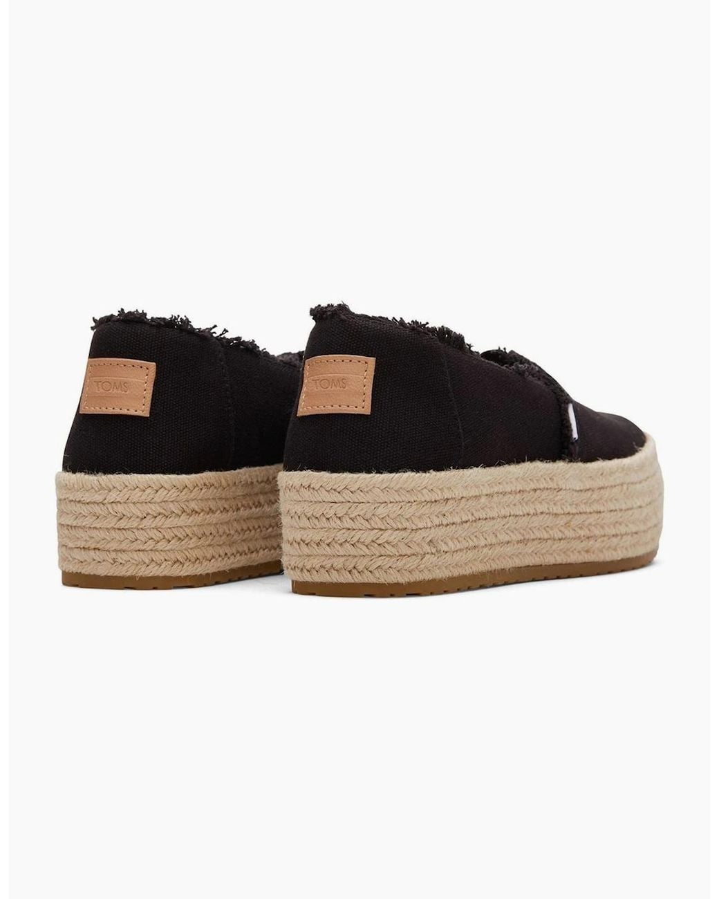 TOMS Black Valencia Espadrilles