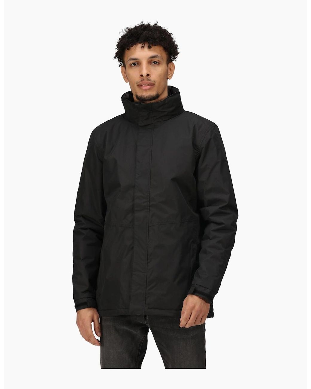 Regatta Black Beauford Waterproof Windproof Jacket (Thermoguard Insulation) for men
