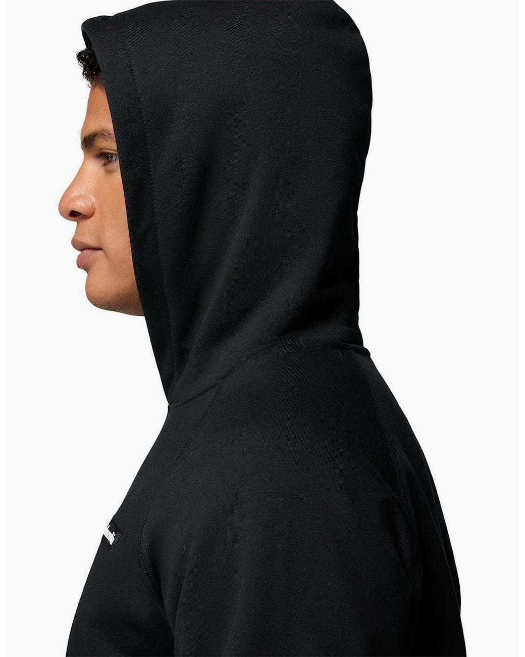 Columbia Black Dry Creek Heavyweight Hoodie Cotton Hooded Sweatshirt for men