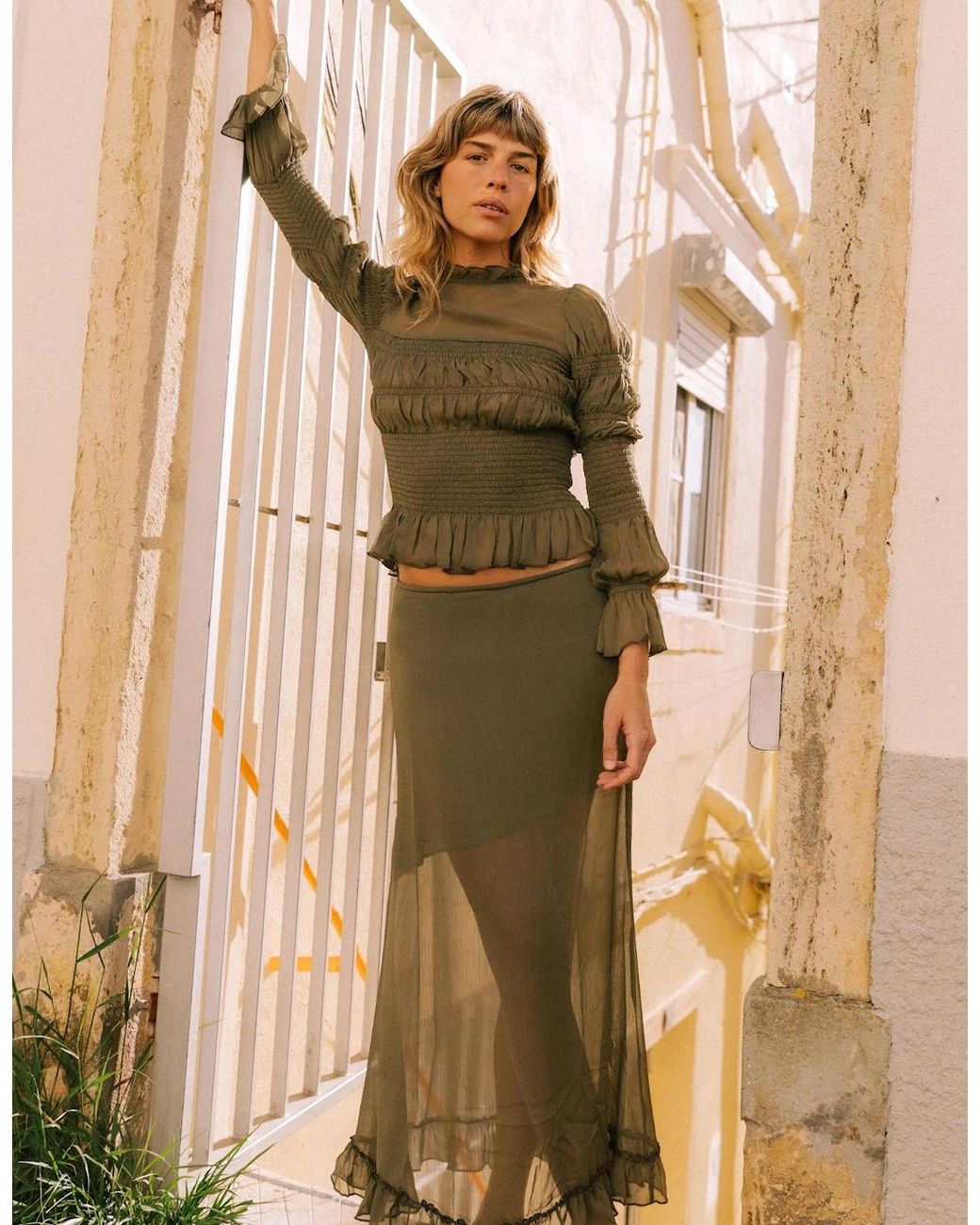 No Emotions UK Natural The Mia Blouse