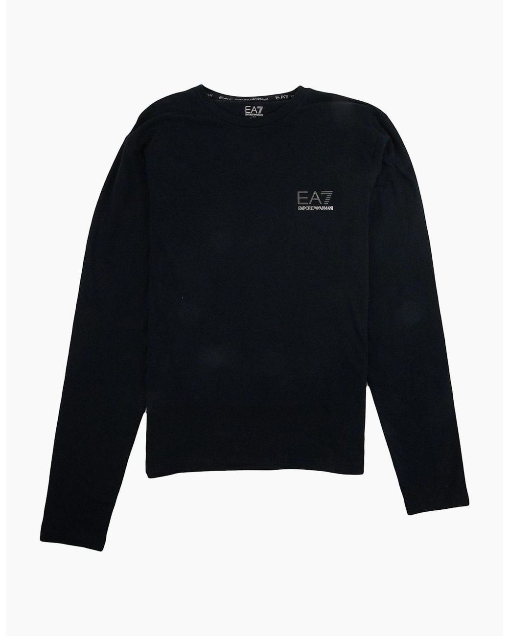 EA7 Blue Train Evolution Long Sleeve T-Shirt Darkslate for men