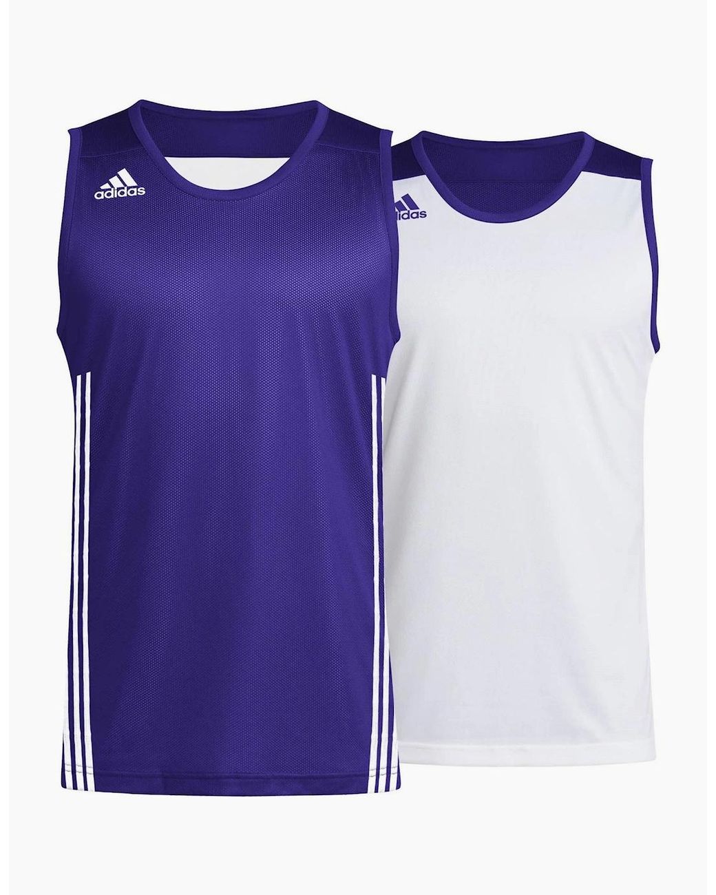 Adidas Blue Spee Rev Jrs Basketball Jersey for men