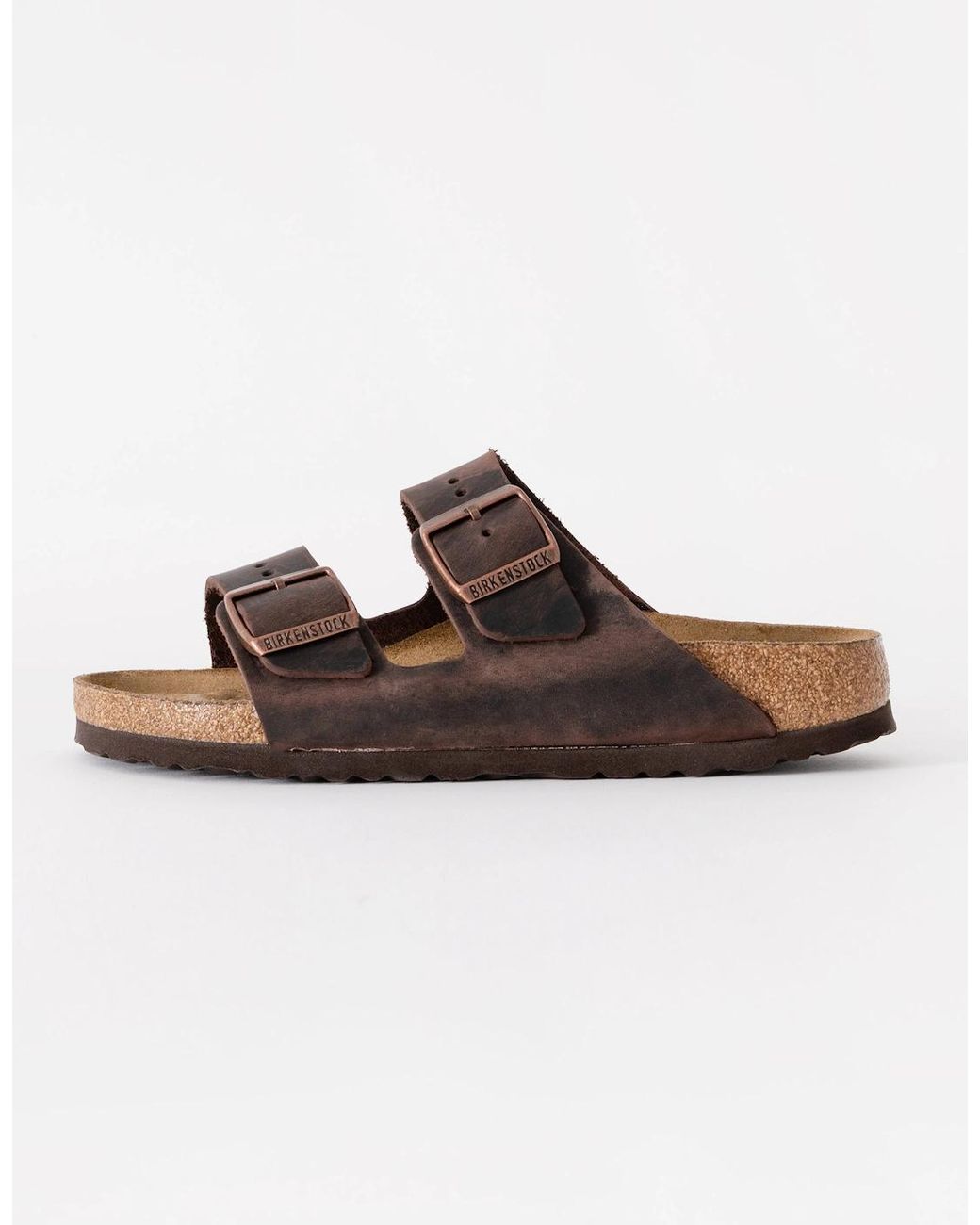 Birkenstock Arizona Brown Soft Footbed Oiled Leather Sandals