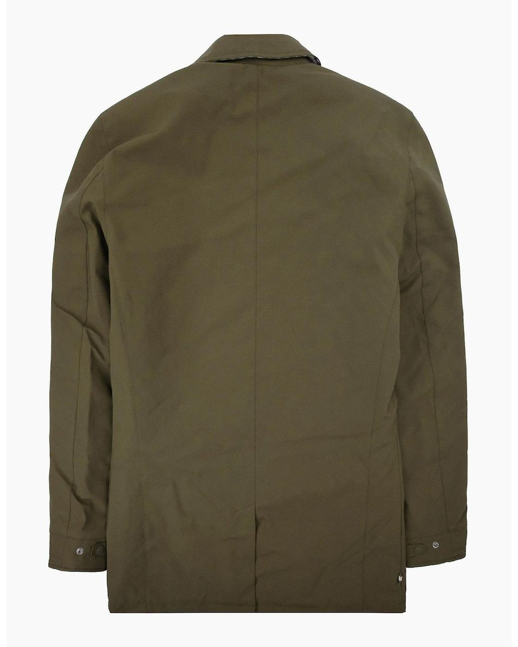 Aquascutum Green Shell Active Mid Trench Coat Army 06 for men