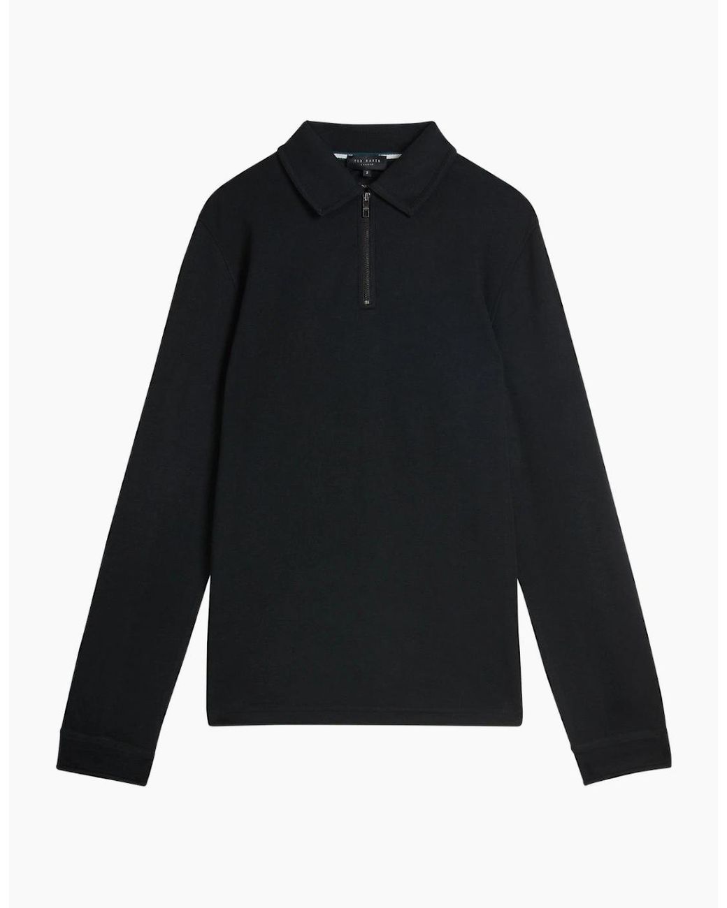 Ted Baker Black Karpol Regular Soft Touch Polo Shirt for men