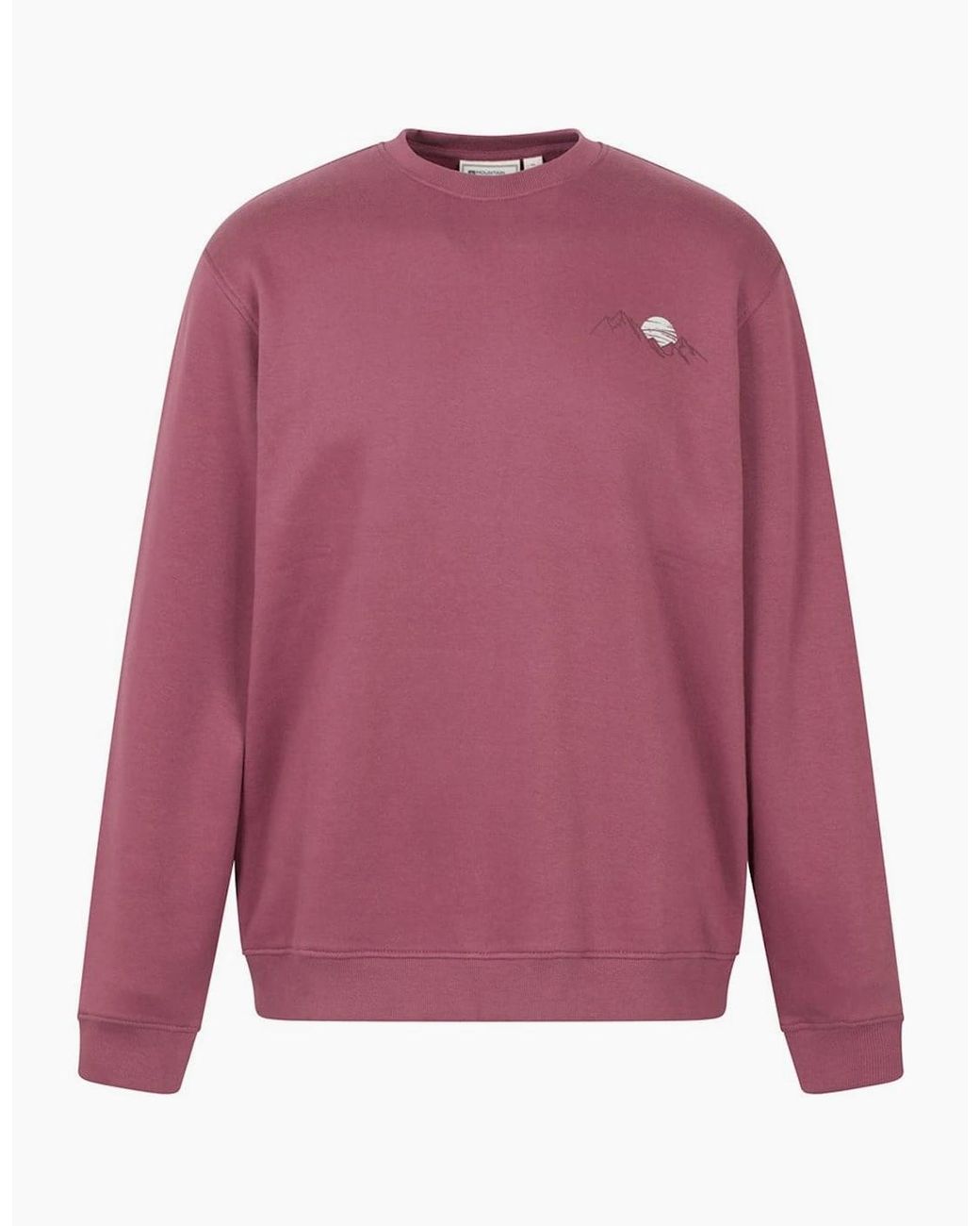Mountain Warehouse Purple Mountain Scene Sweatshirt for men