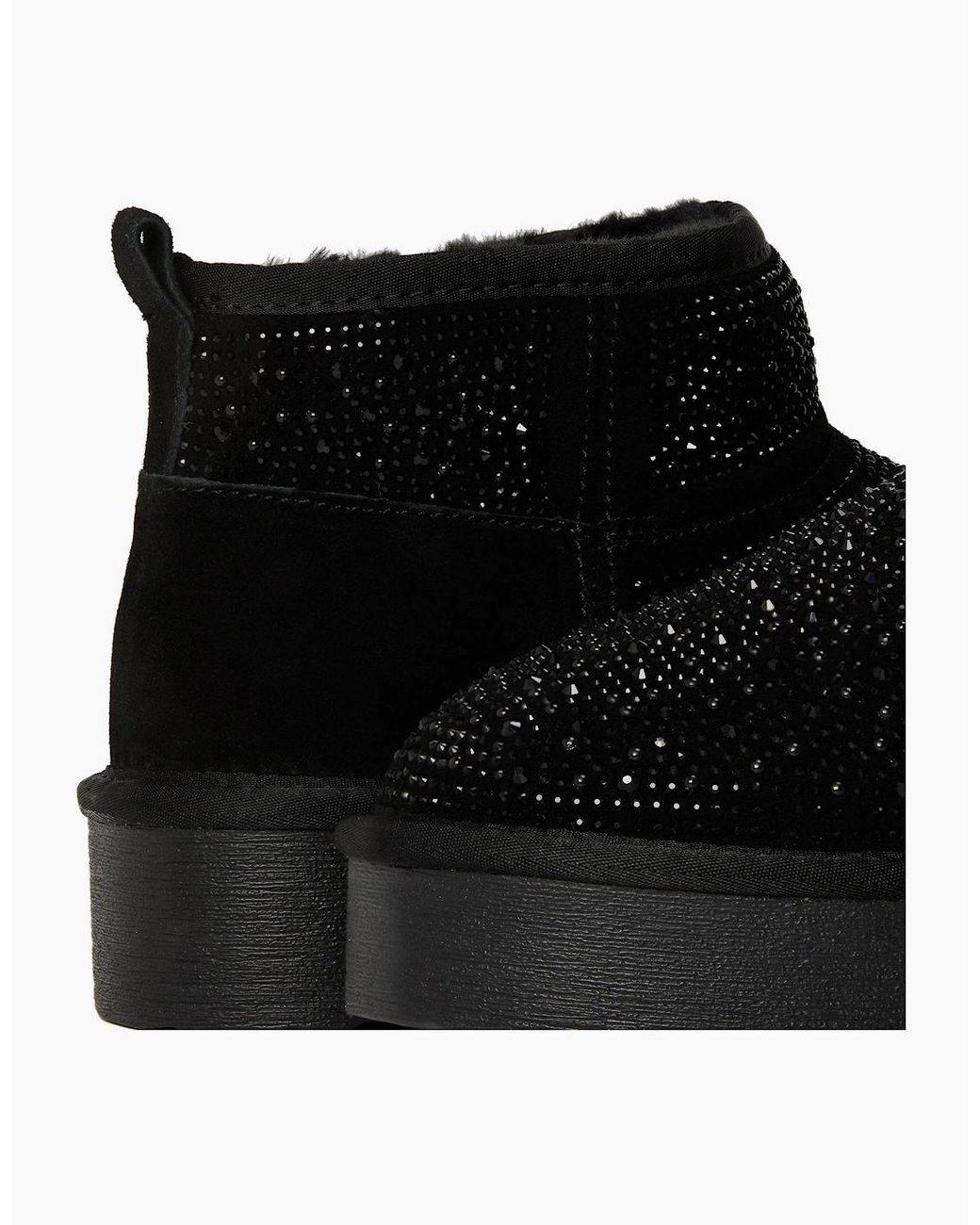 Steve Madden Black Clydes Snug Boots