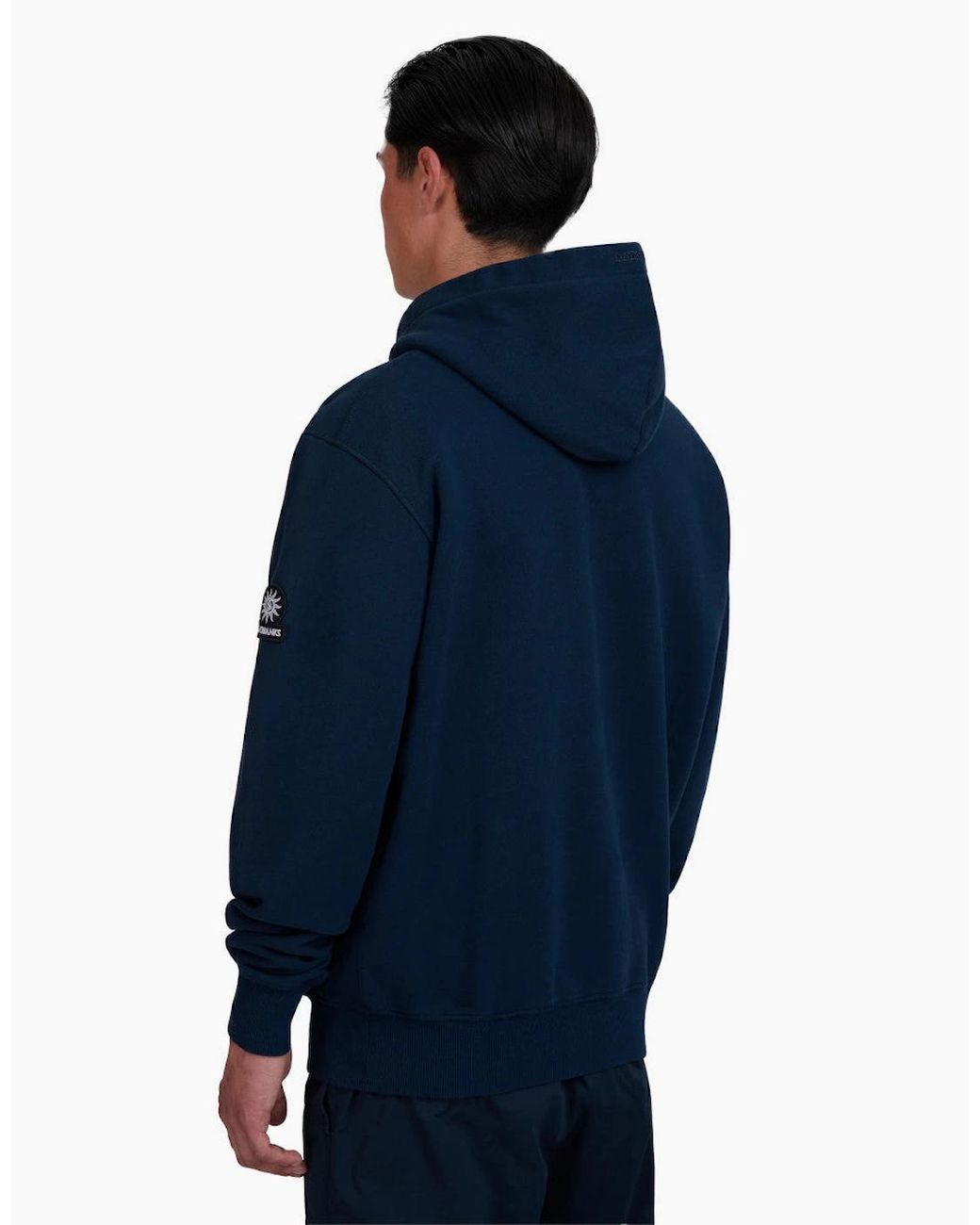 Sandbanks Blue Badge Logo Hoodie for men