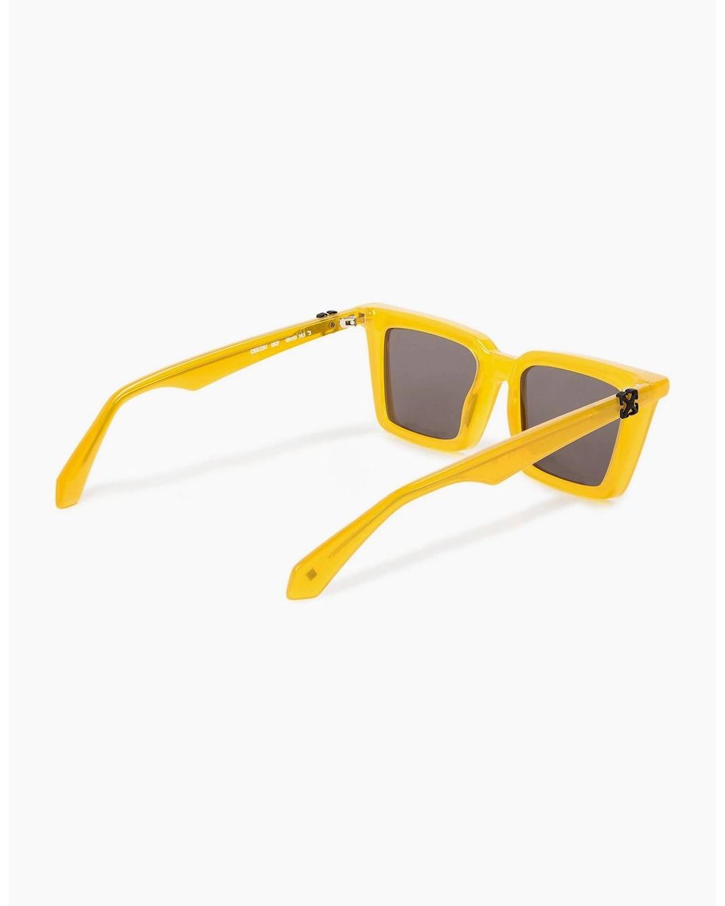 Off-White c/o Virgil Abloh Yellow Off Dalton Sunglasses for men