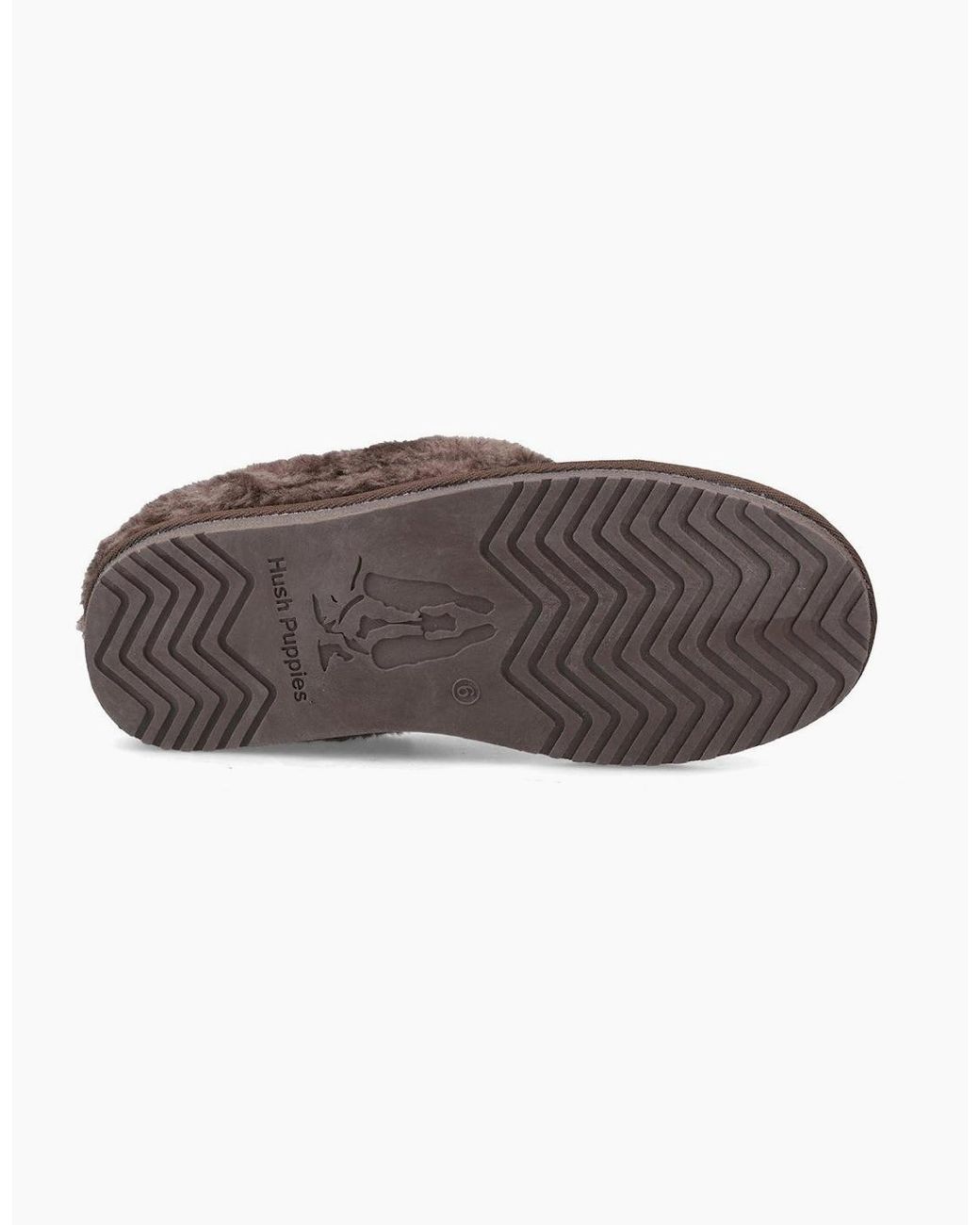 Hush Puppies Brown Amara Mules Chocolate
