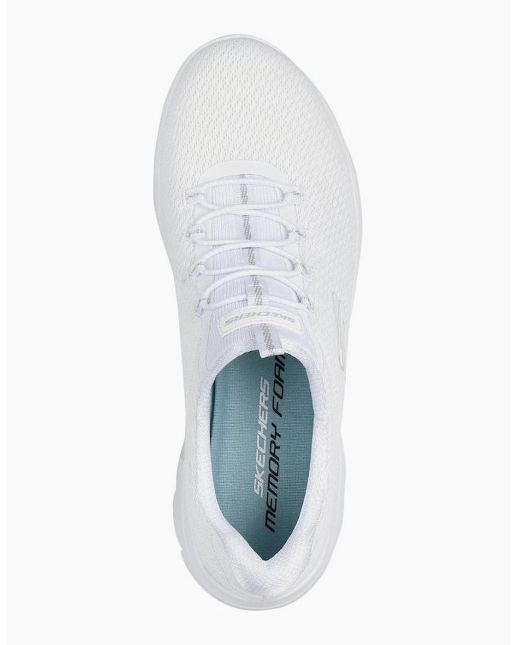 Skechers White Summits Summer Blush Trainers