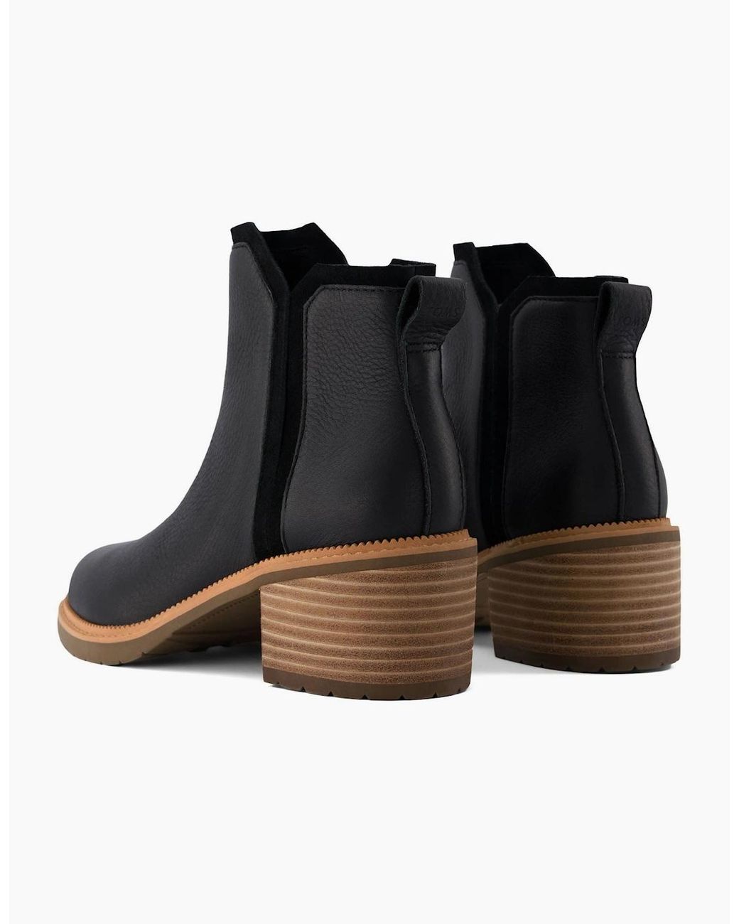 TOMS Black Hailey Ankle Boots