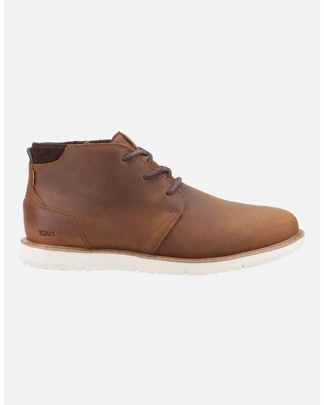 TOMS Brown Navi Water Resistant Chukka Boots for men