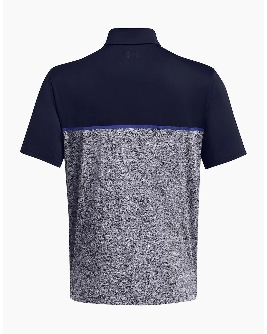 Under Armour Blue Playoff 3.0 Stripe Polo Shirt for men