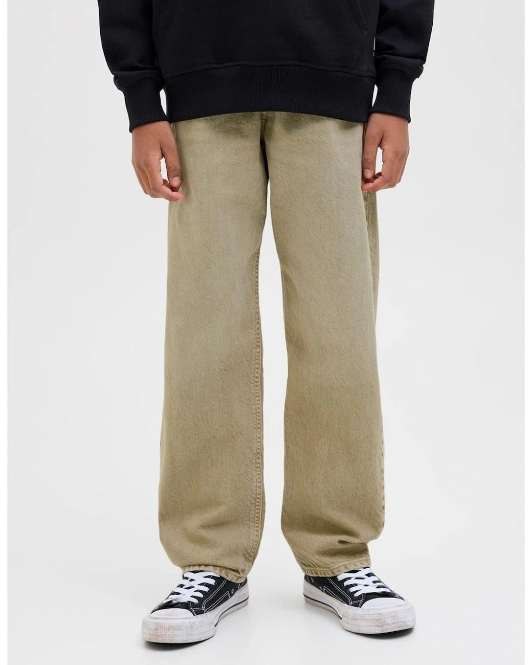 Jack & Jones Black Chris Relaxed Fit Five Pocket Jeans