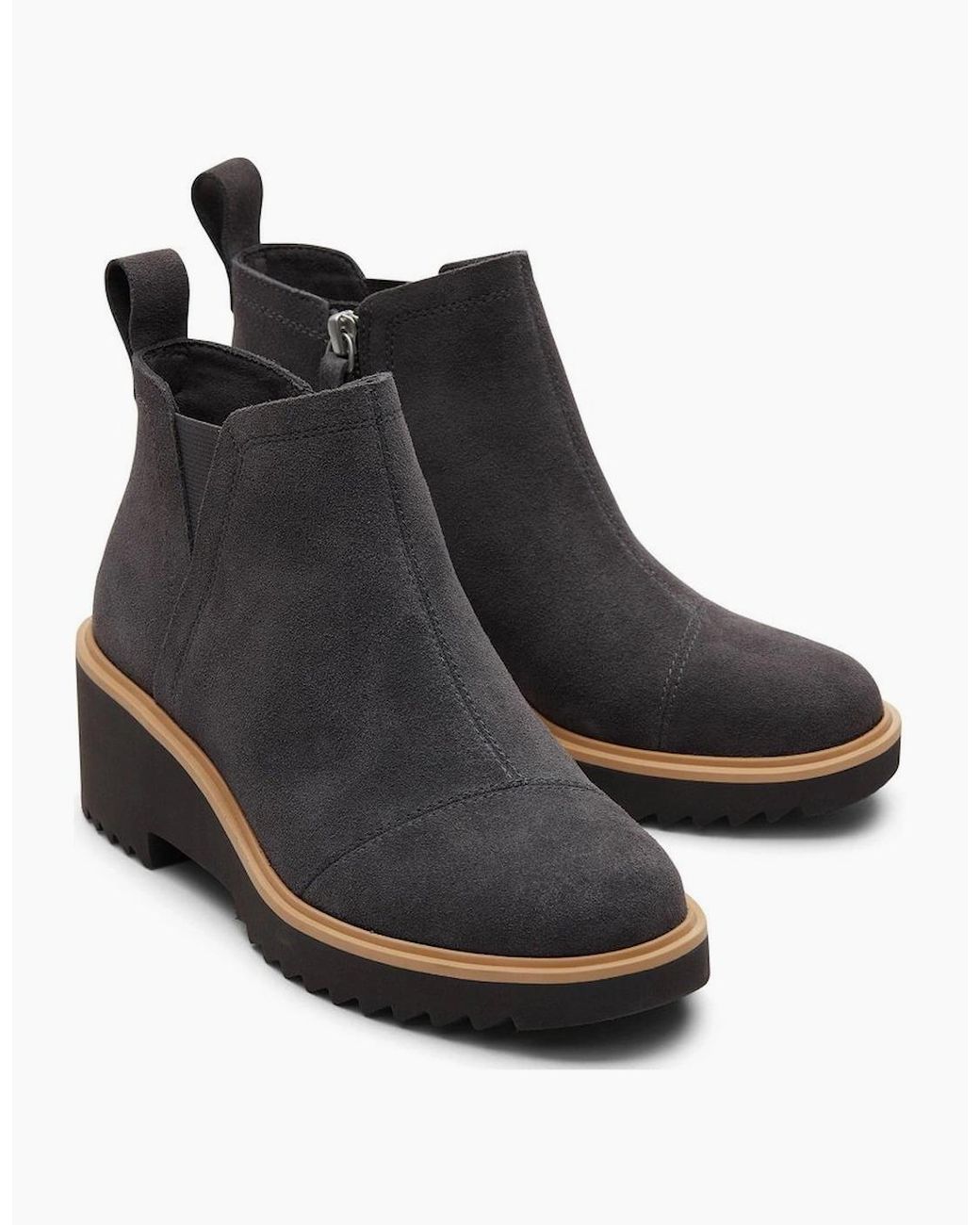 TOMS Blue Maude Ankle Boots