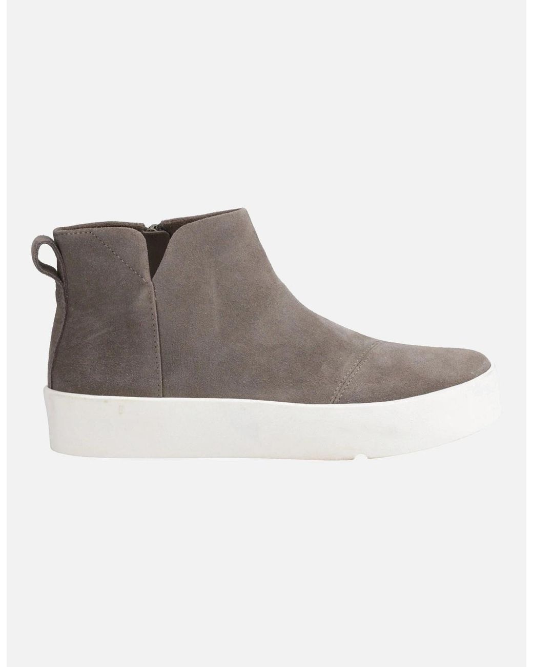TOMS Gray Verona Mid Ankle Boots