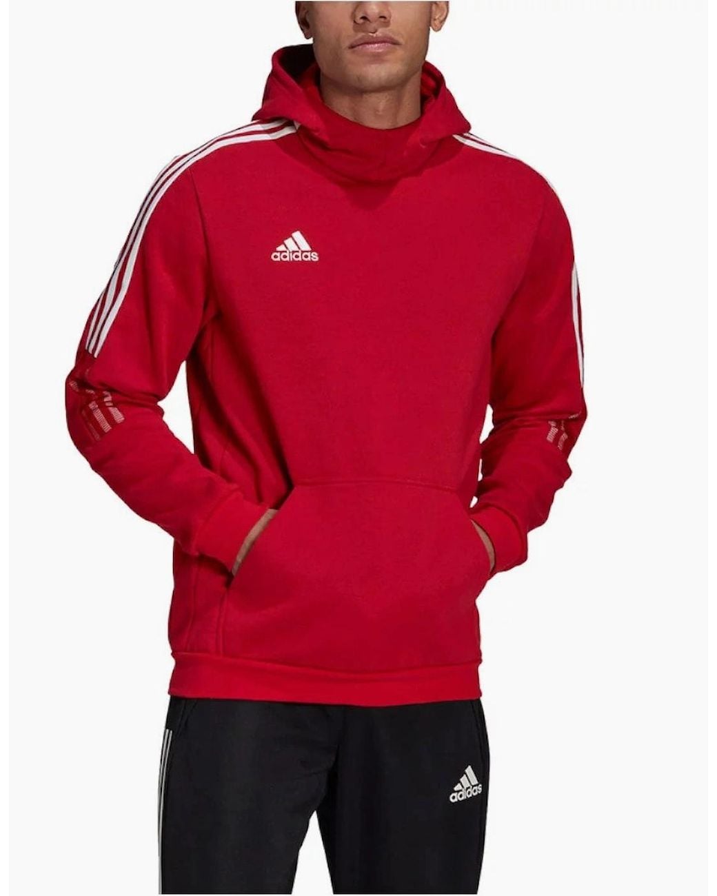 Adidas Red Tiro 21 Hoodie for men