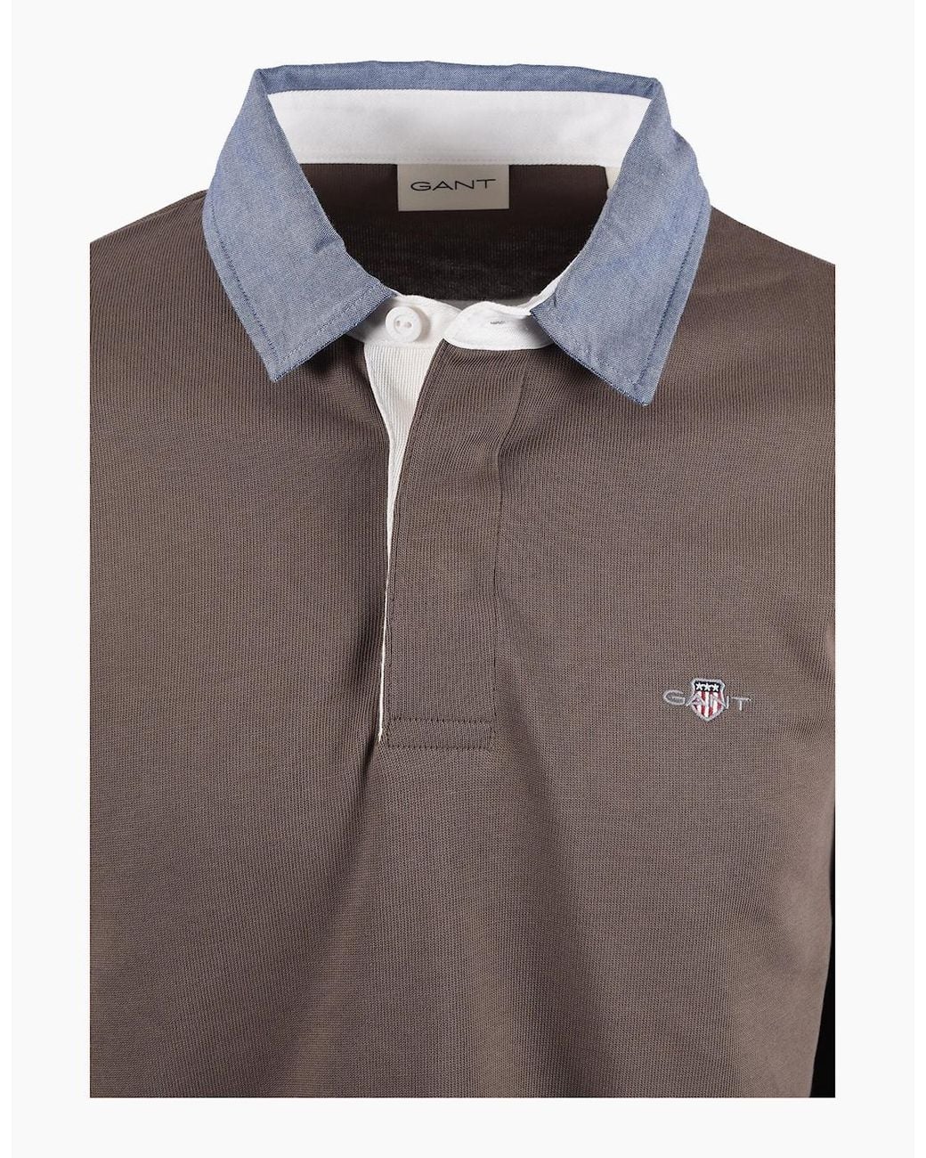 Gant Brown Classic Heavy Rugger Faded Taupe for men