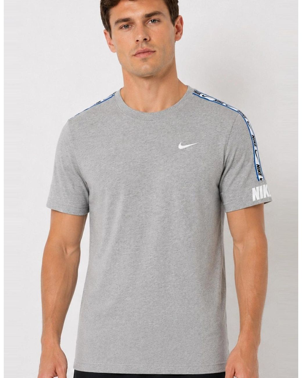 Nike Gray Nsw Repeat T Shirt for men