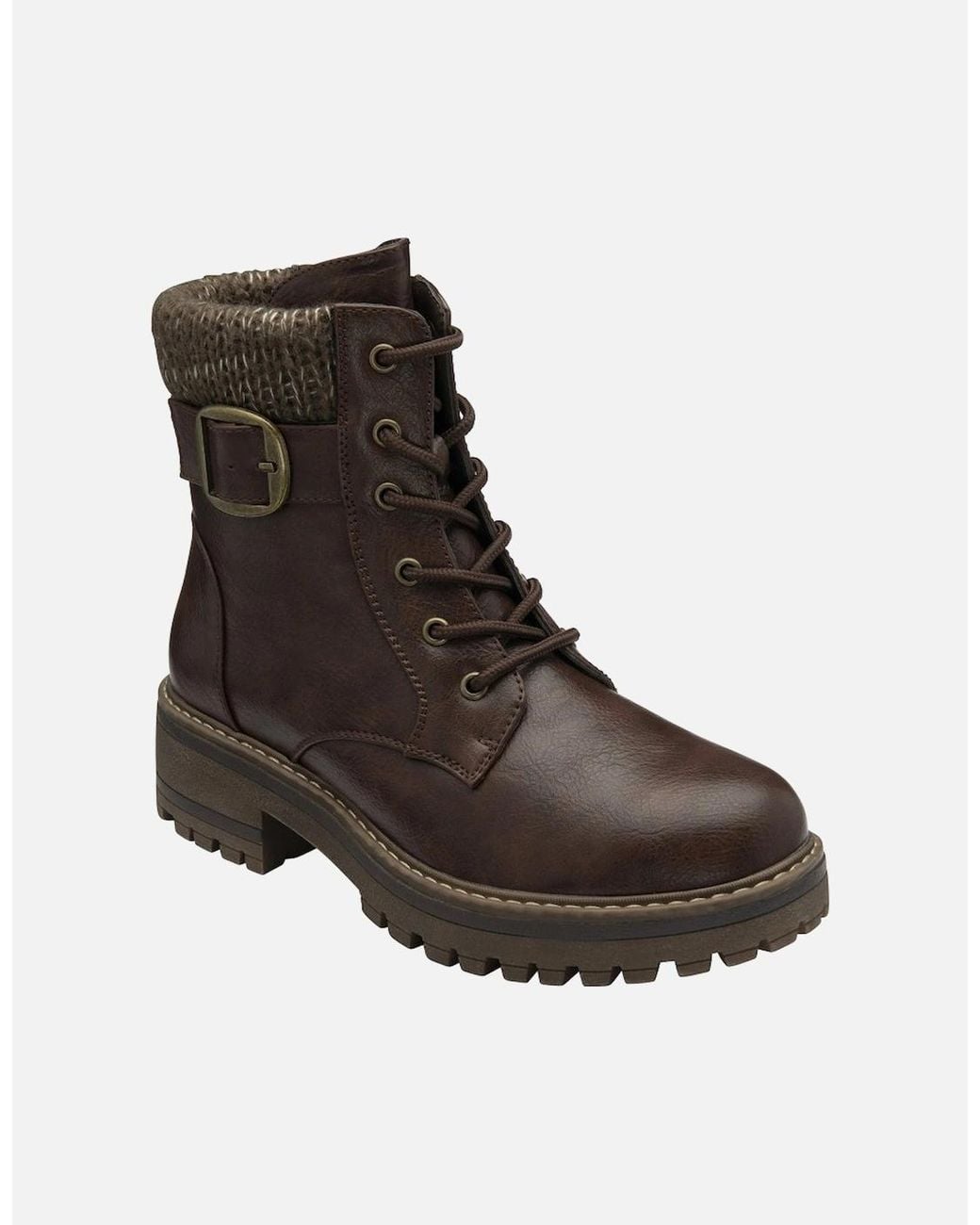 Lotus Brown Gretal Ankle Boots