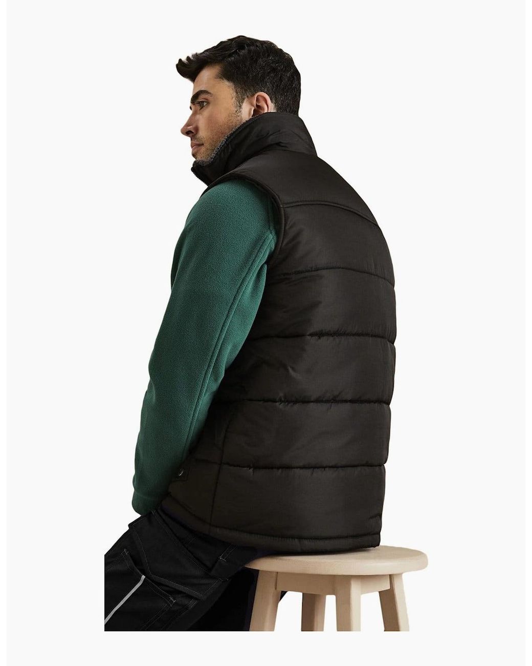 Regatta Black Standout Altoona Insulated Bodywarmer Jacket for men