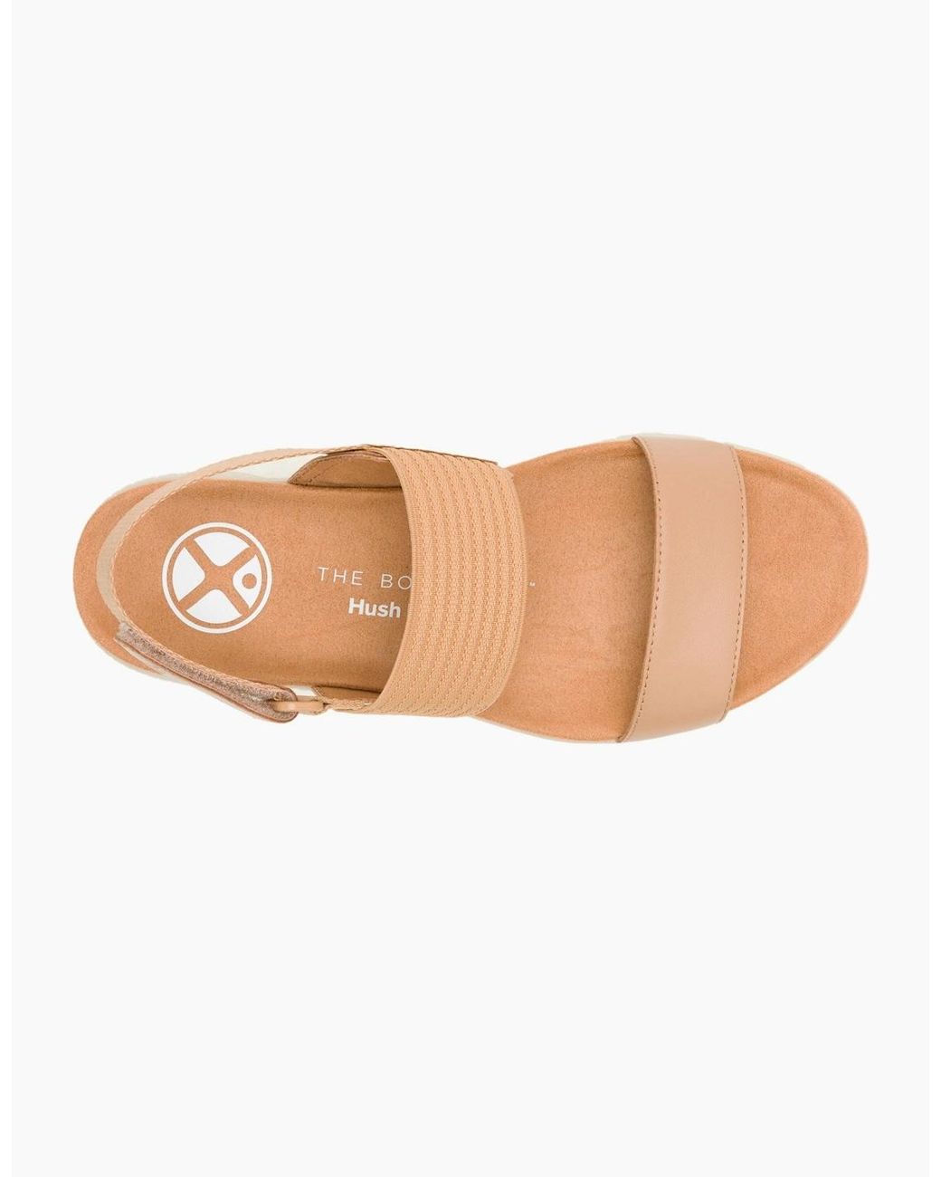 Hush Puppies White Breathe Slingback Sandal Ankle Strap Sandals Tan