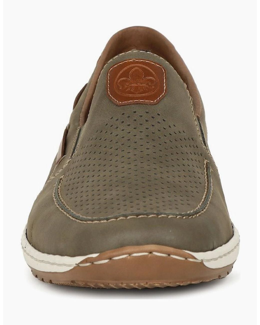 Rieker Brown Mariner Slip On Boat Shoes for men
