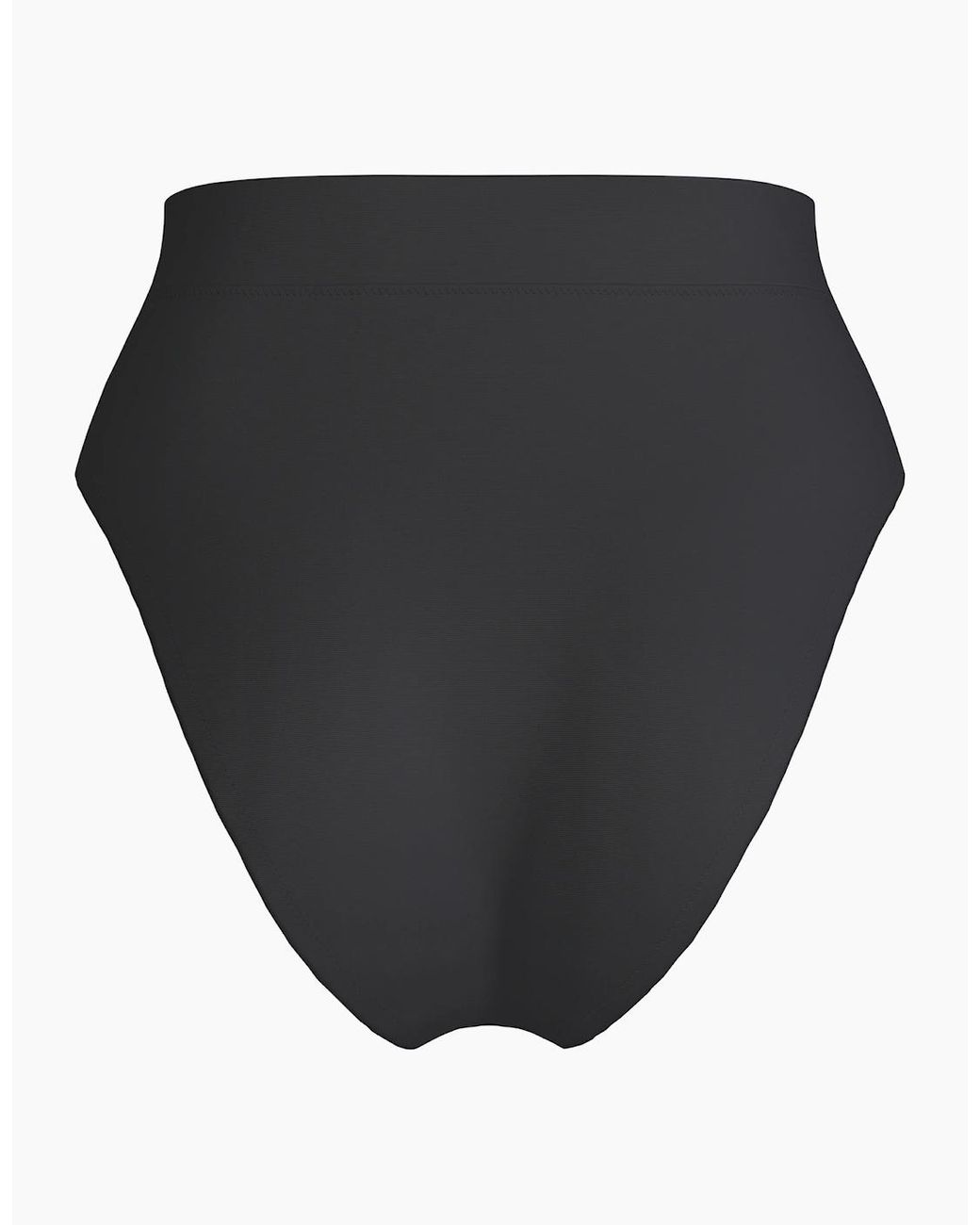 Speedo Black Ladies Solid High Waist Bikini Bottoms