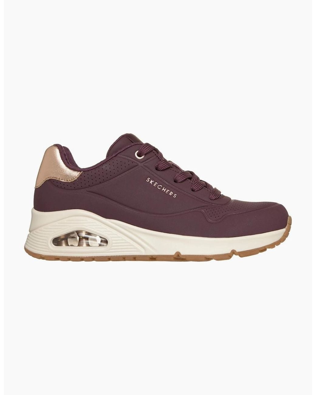 Skechers Purple Uno Golden Air Trainers