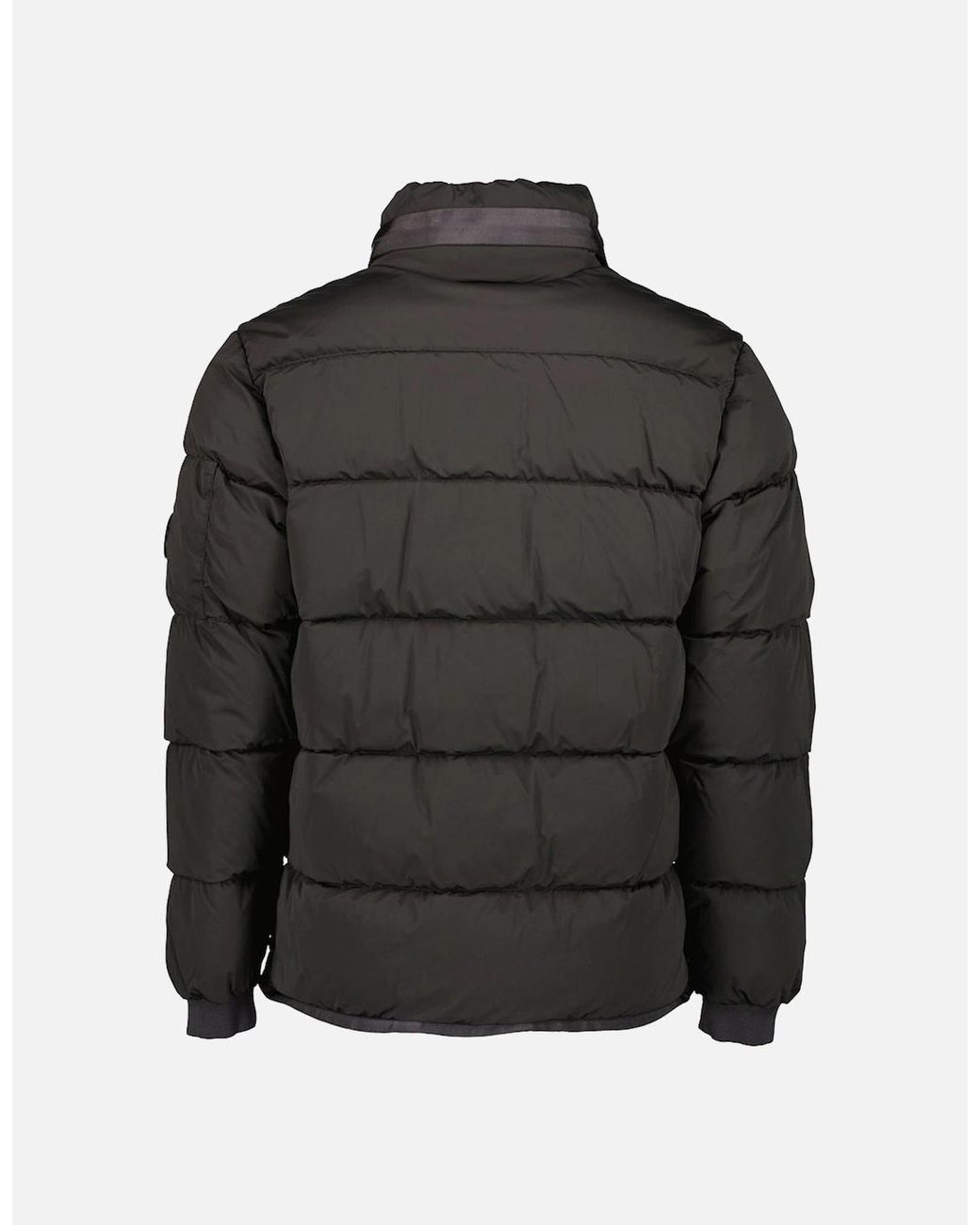 C P Company Black Nycra-R Down Lens Jacket for men