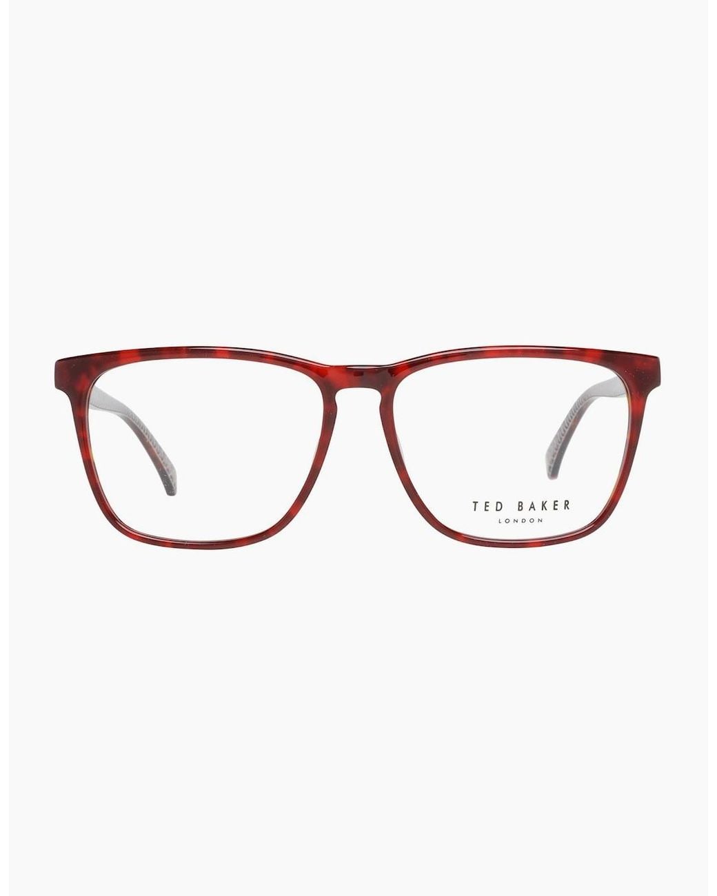 Ted Baker Red Optical Frame Tb8208 259 54 for men
