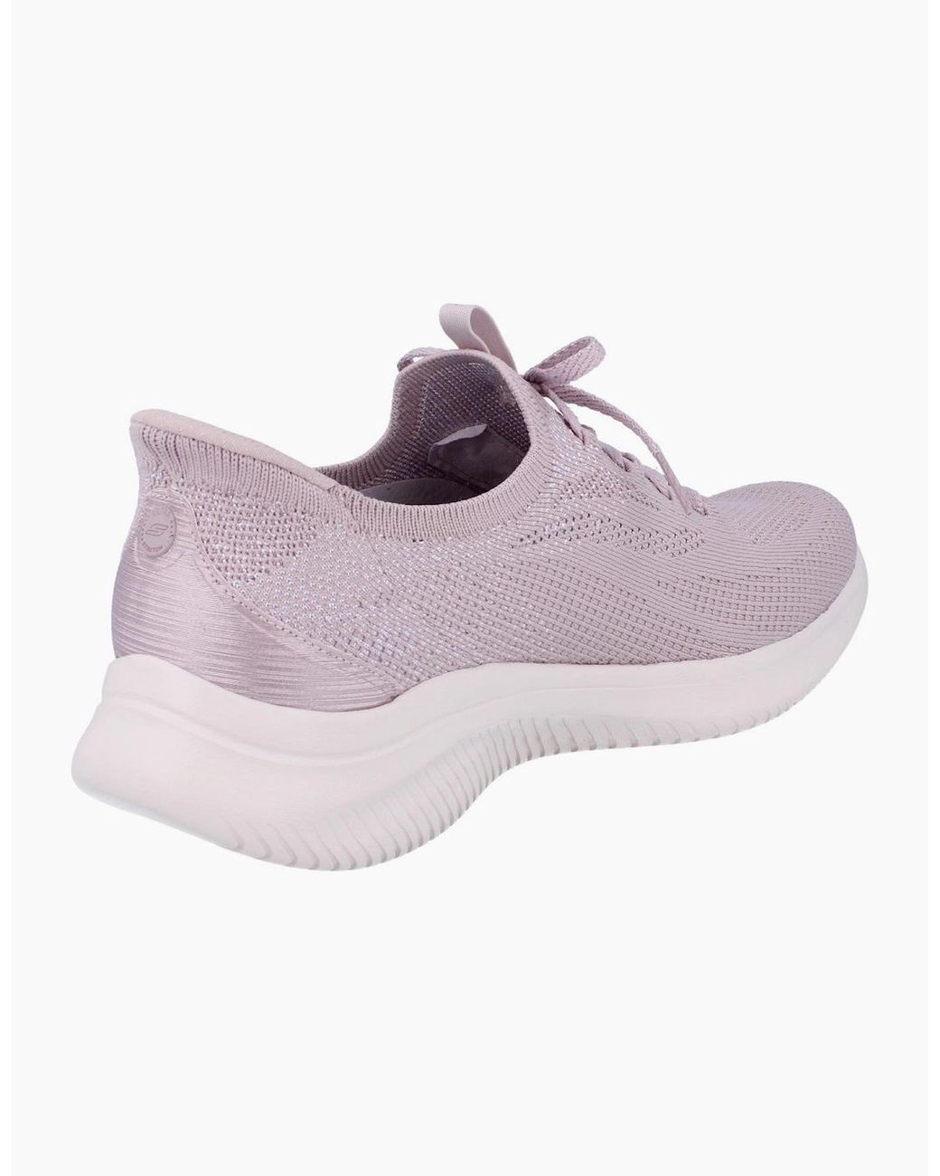 Skechers Purple Hands Free Slip-Ins Ultra Flex 4.0 Trainers 150801 Shoes Mve