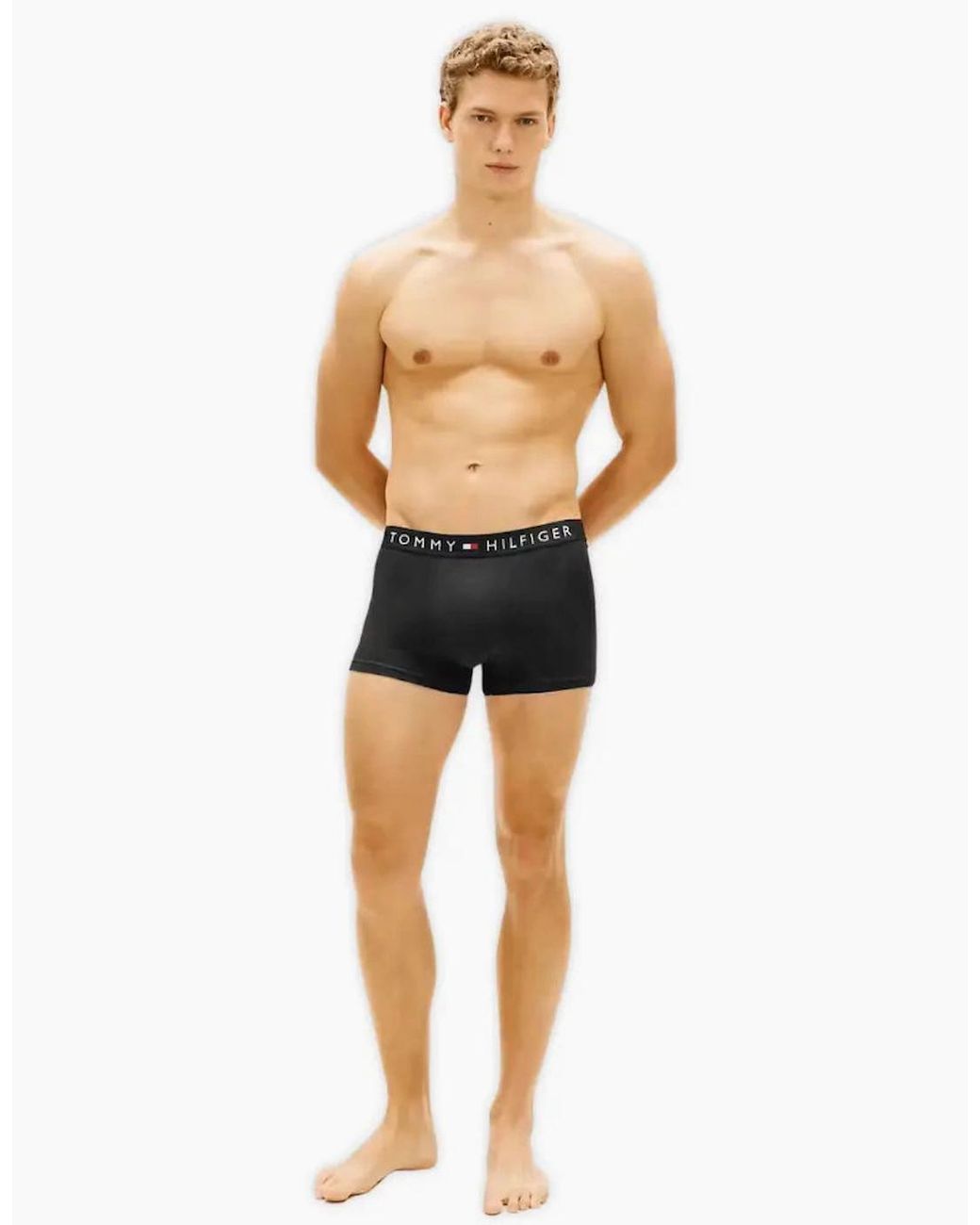 Tommy Hilfiger Blue 3-Pack Th Original Boxer Trunks, /Desert for men