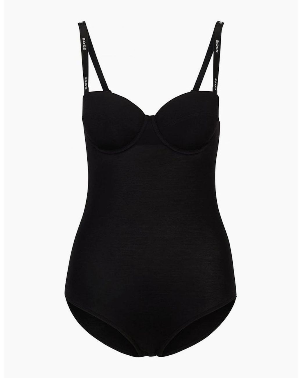 Boss Black Logo Strap Bodysuit