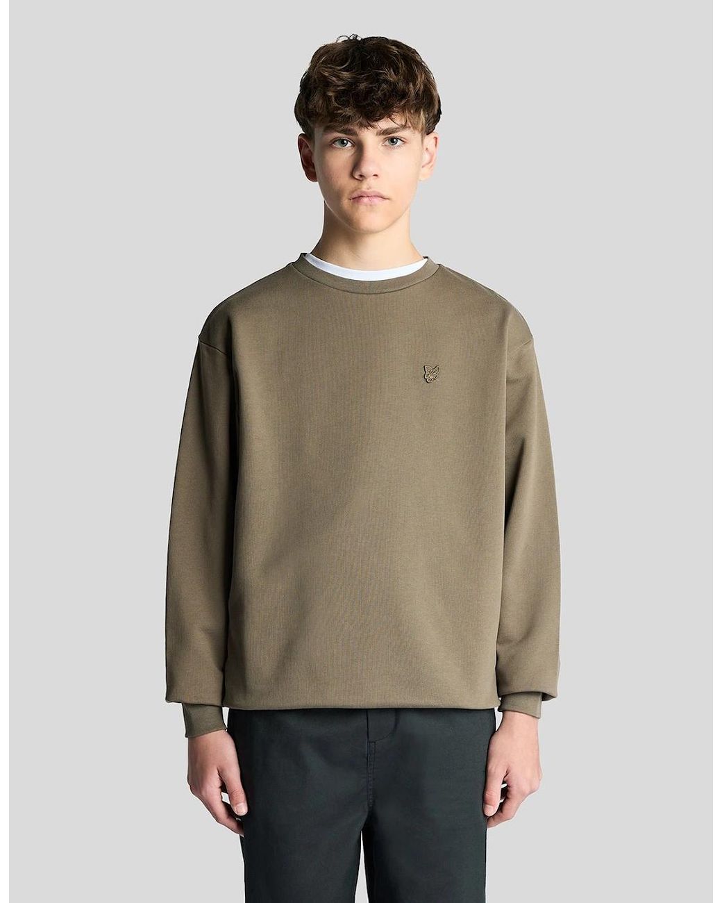 Lyle & Scott Natural Heavyweight Cotton Sweatshirt for men