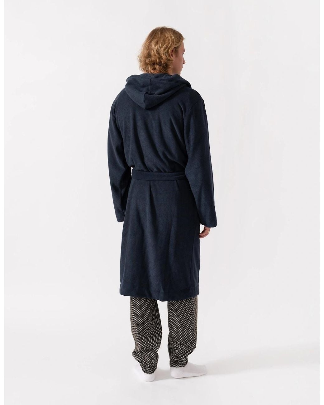 Boss Blue Boss Cotton Terry Robe for men