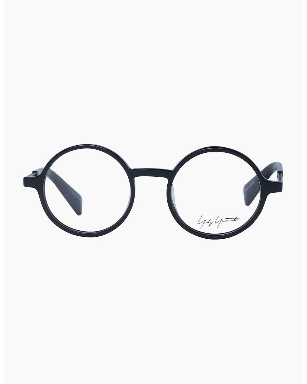 Yohji Yamamoto Black Optical Frame Yy1006 002 47 for men