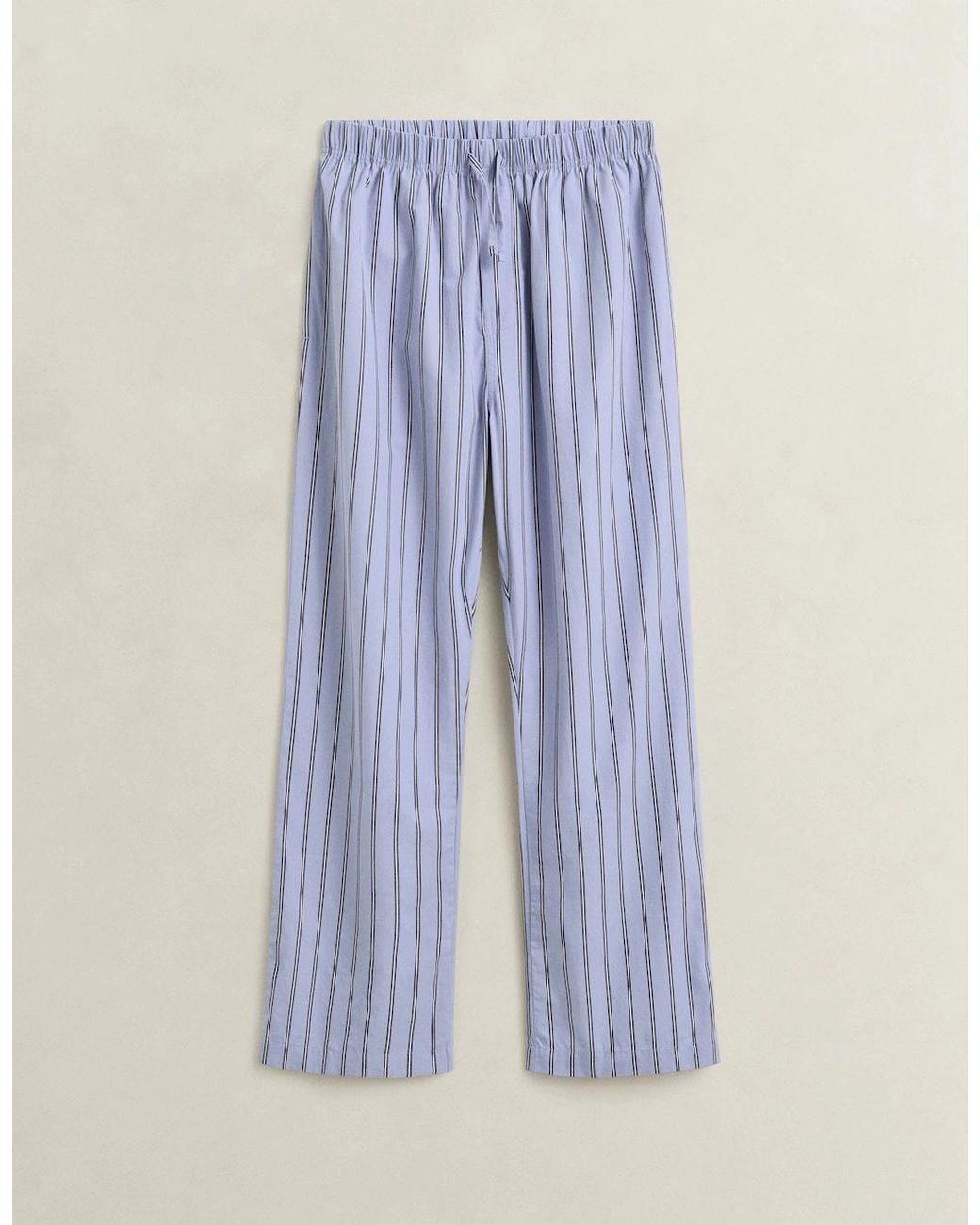 Gant Blue Striped Poplin Pyjama Pants for men