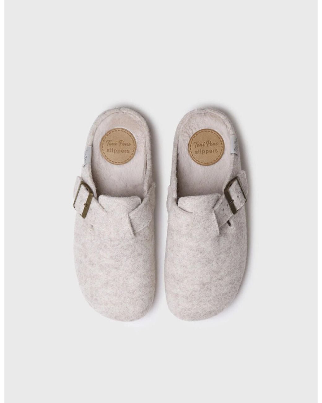 Toni Pons White Mima-Fp Slippers Cru